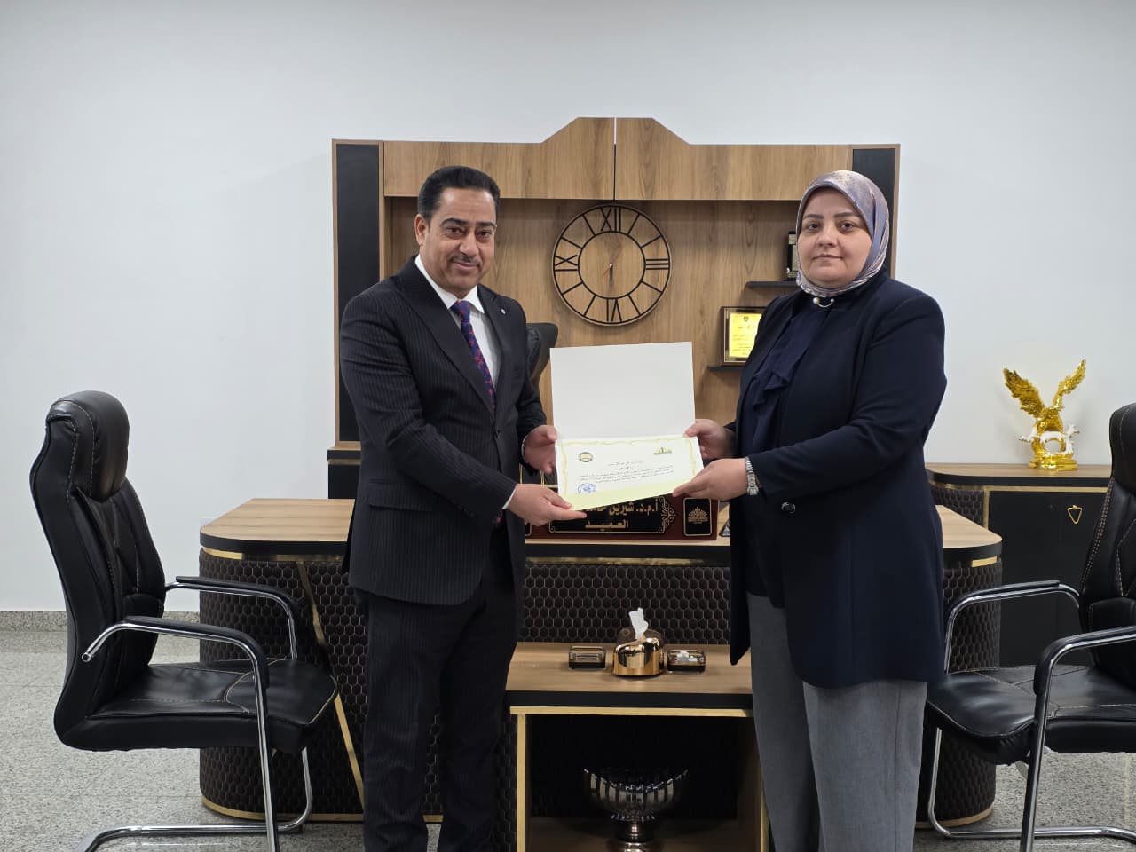 College of Education Council Honors Assistant Professor Dr. Thaer Abdullah Hassan in Appreciation of His Efforts