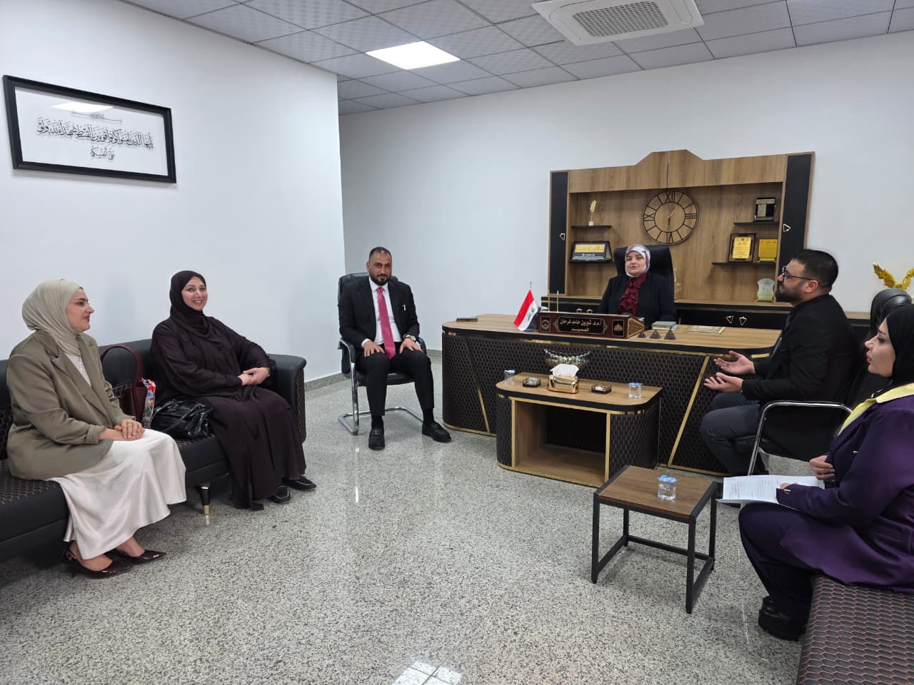 Dean of the College of Education Receives the University Psychological Counseling Division