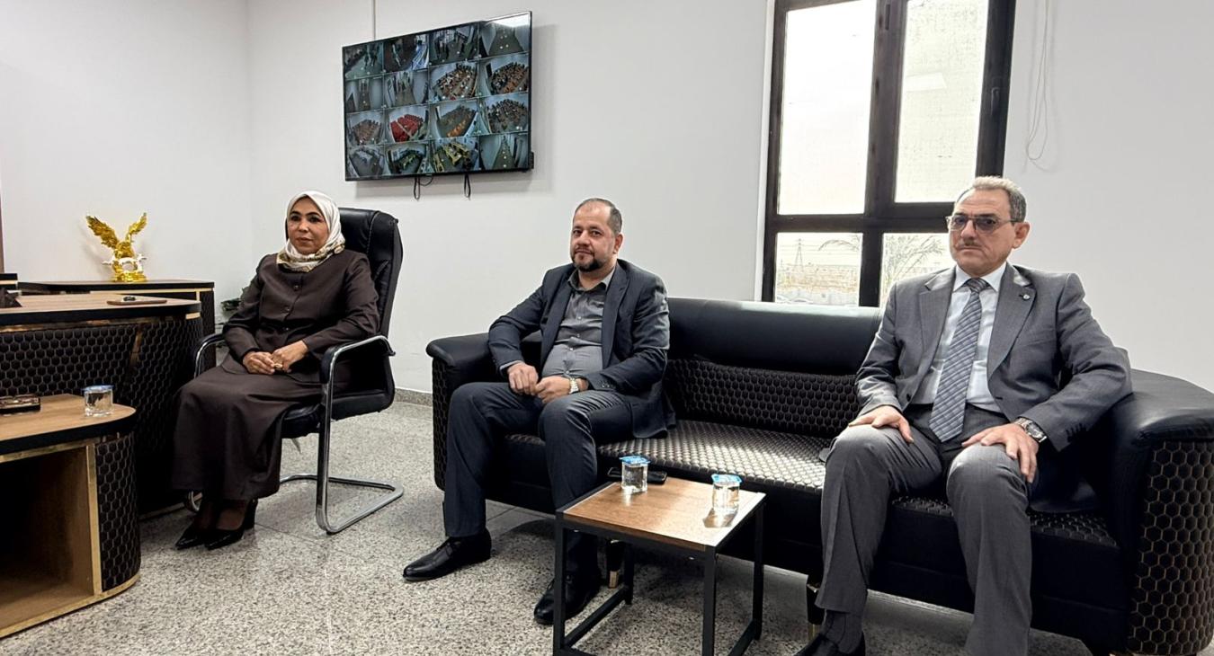 The Deanship of the College of Education Receives the Deanship of the College of Veterinary Medicine in a Friendly Visit
