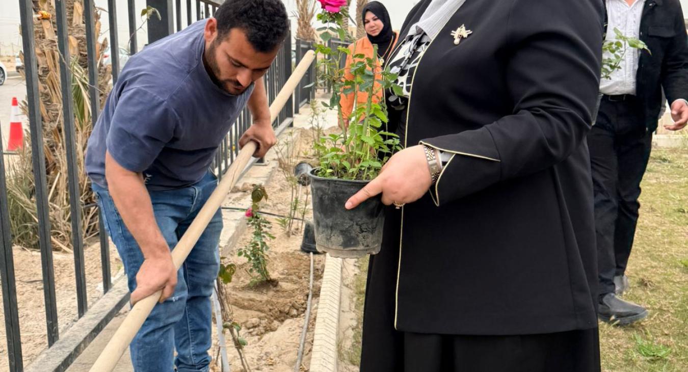 University of Fallujah Launches Afforestation Campaign on National Day