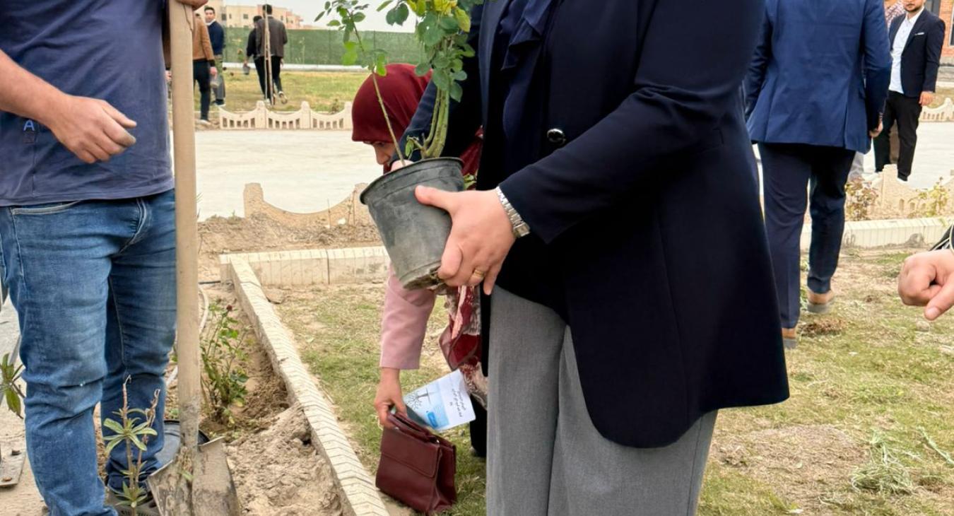 University of Fallujah Launches Afforestation Campaign on National Day