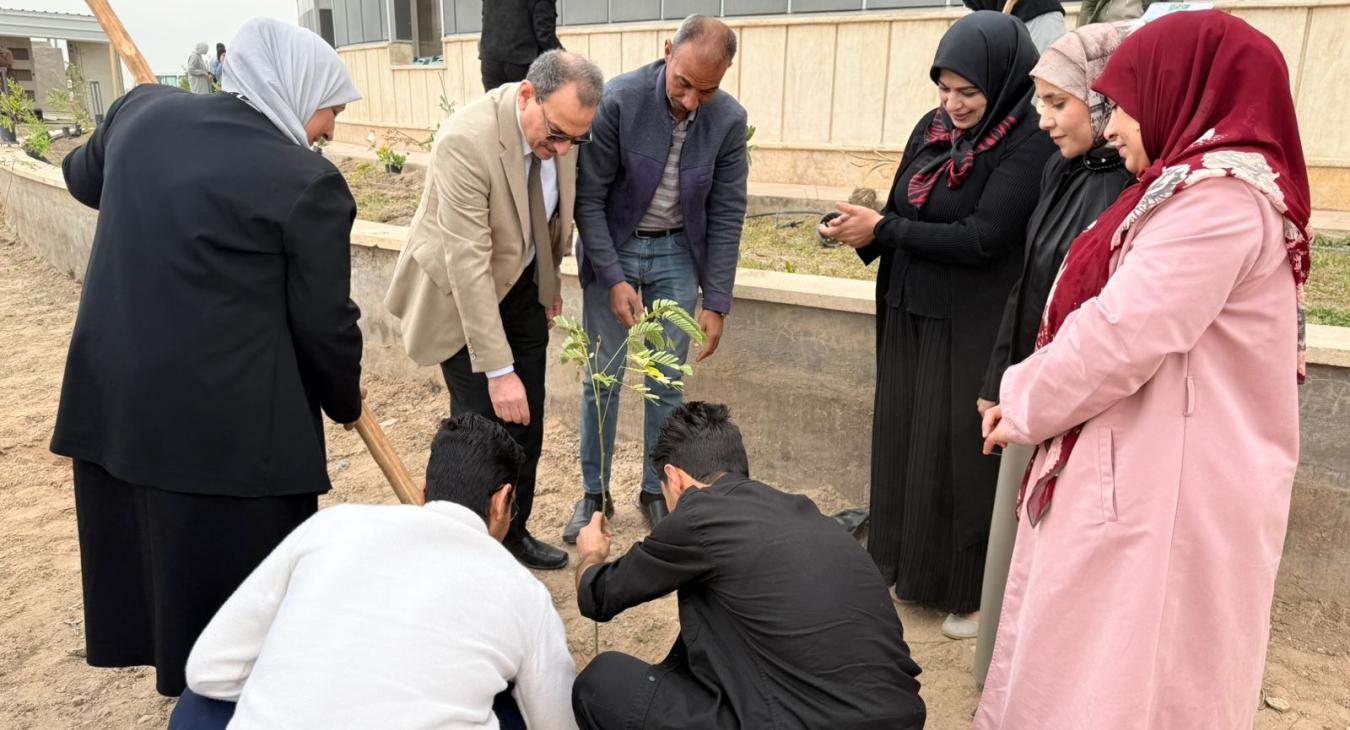 University of Fallujah Launches Afforestation Campaign on National Day