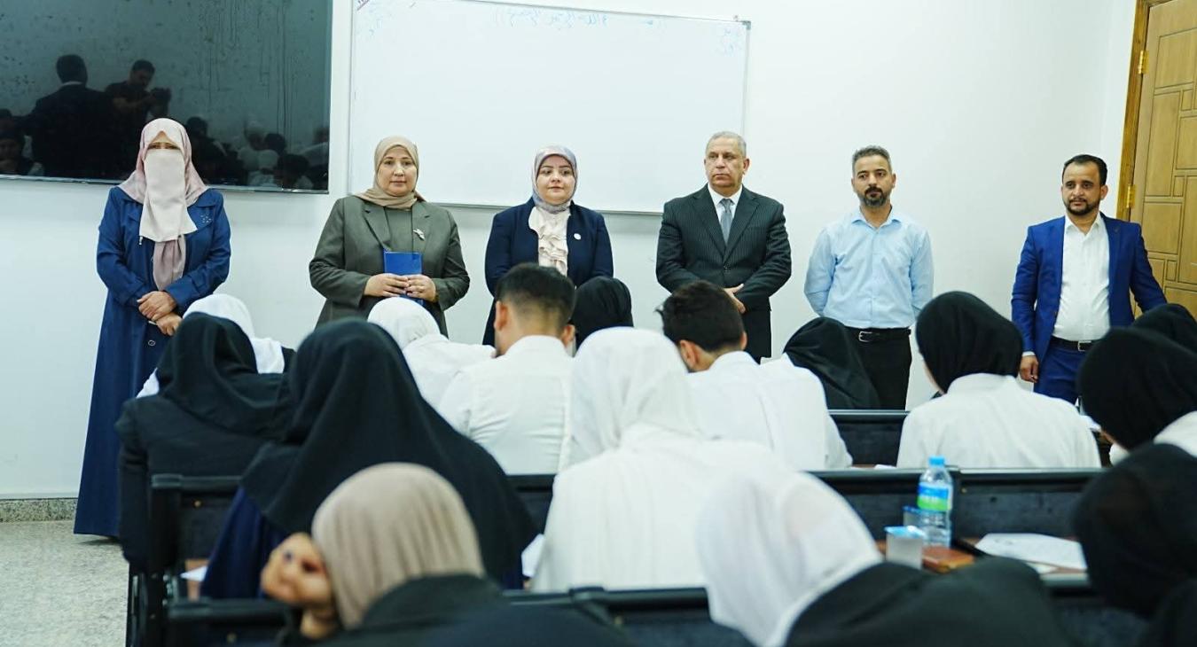 President of the University of Fallujah Conducts Field Inspection of Final Examinations for First-Year Students at the Colleges of Education and Information Technology