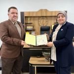 Dean of the College of Education Celebrates Professor Dr. Mohammed Rafeea Labed on Achieving the Rank of Full Professor